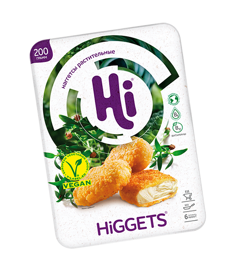 HiGGETS Хай Гетс  растительные наггетсы 200 грамм