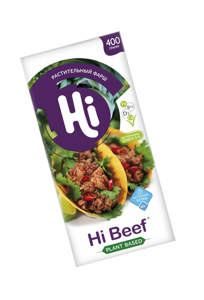 HiBeef растительный фарш Hi, 400 г.