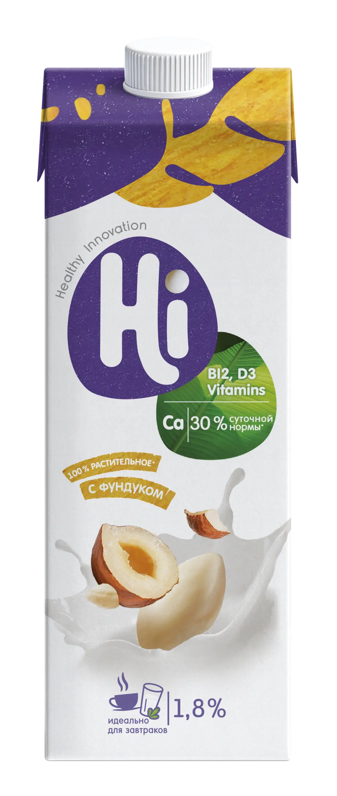 Растительное молоко Hi с фундуком 1 л