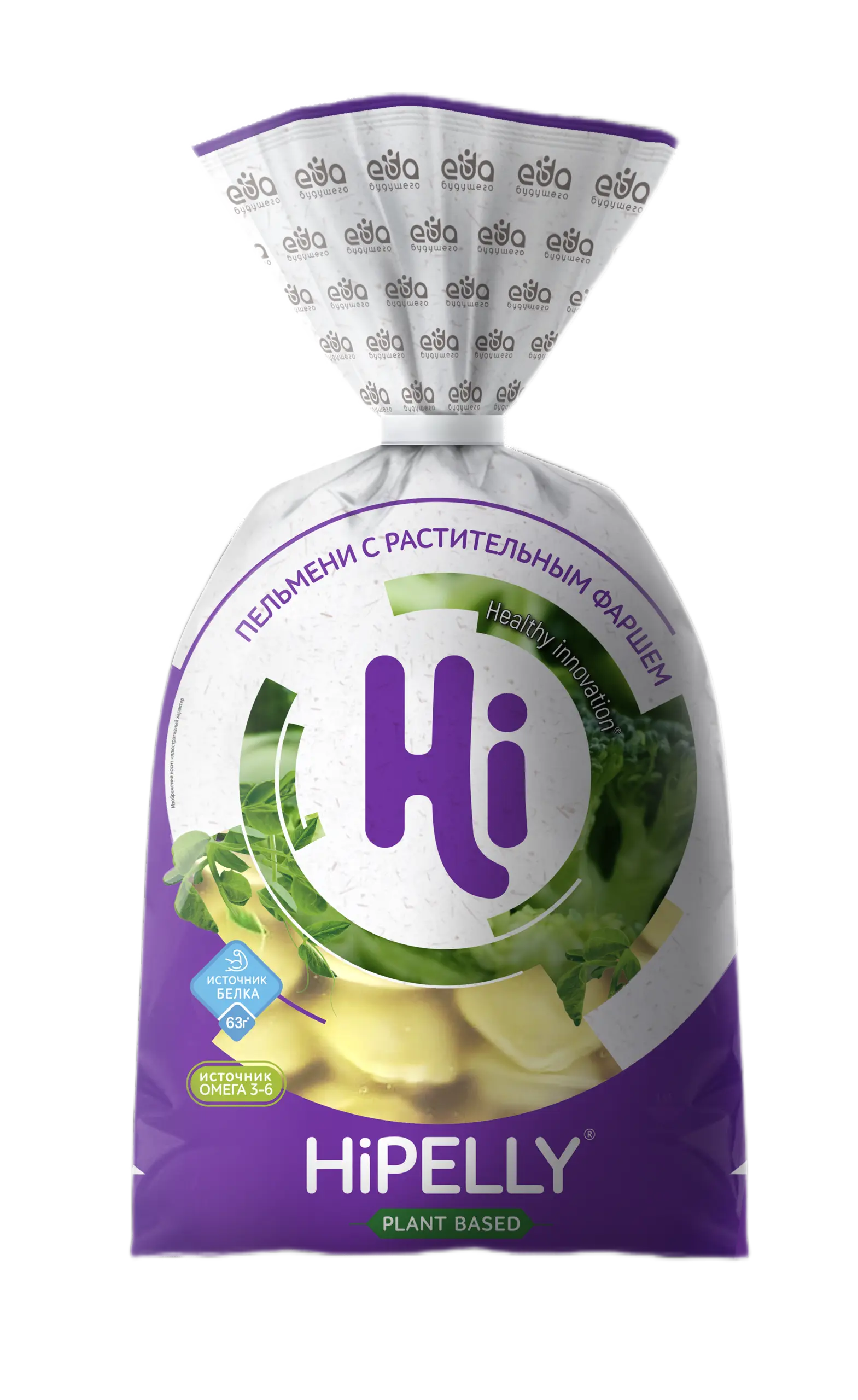 HiPelly растительные пельмени Hi, 700 г