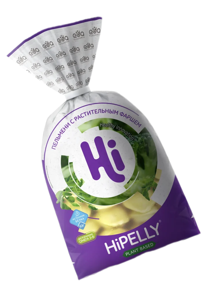 HiPelly растительные пельмени Hi, 700 г