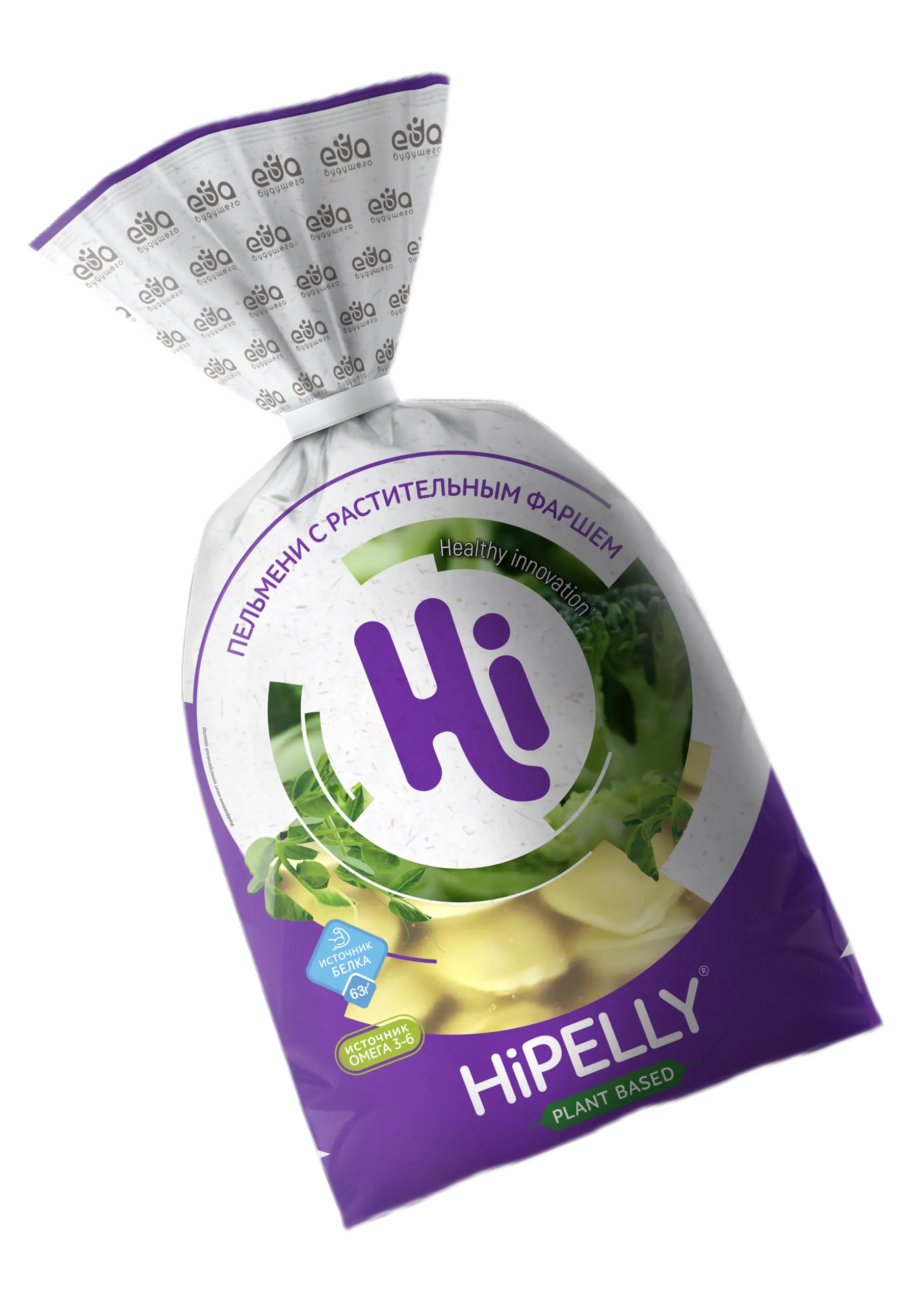 HiPelly растительные пельмени Hi, 700 г